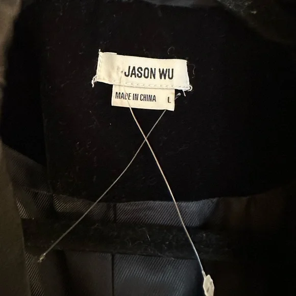 Jason Wu Silk & Velvet Blazer - Picture 5 of 5
